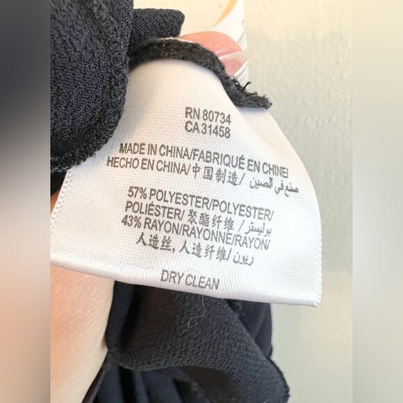 Max azria navy blue oversized romper long shorts summer vacation - Picture 11 of 11